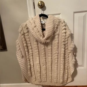 Joseph Ribkoff Cream Turtle Neck Vest